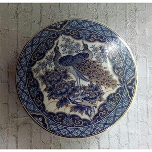 Imperial Peacock Trinket Dish | Made in Japan | Grand Millennial Cottage